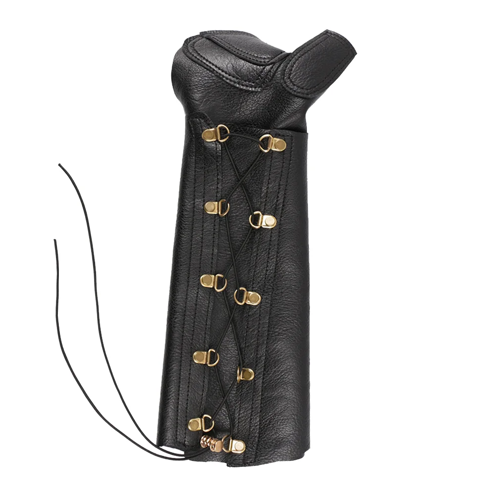 

Archery Archery Bracers Adjustable PU Bow Arm Guards Hand Protector Shooting Protective Gear