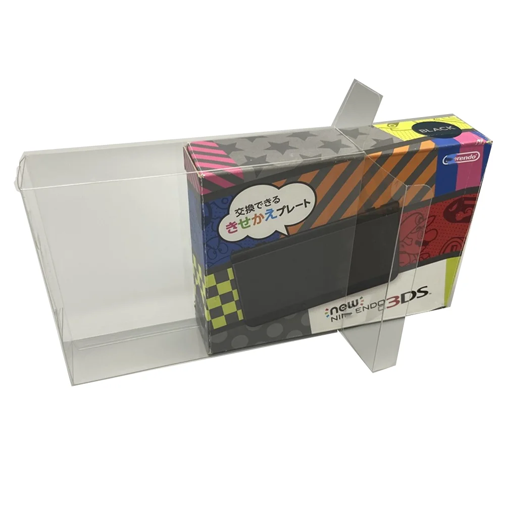 

Collection Display Box For New Nintendo 3DS Game Storage Transparent Boxes TEP Shell Clear Collect Case