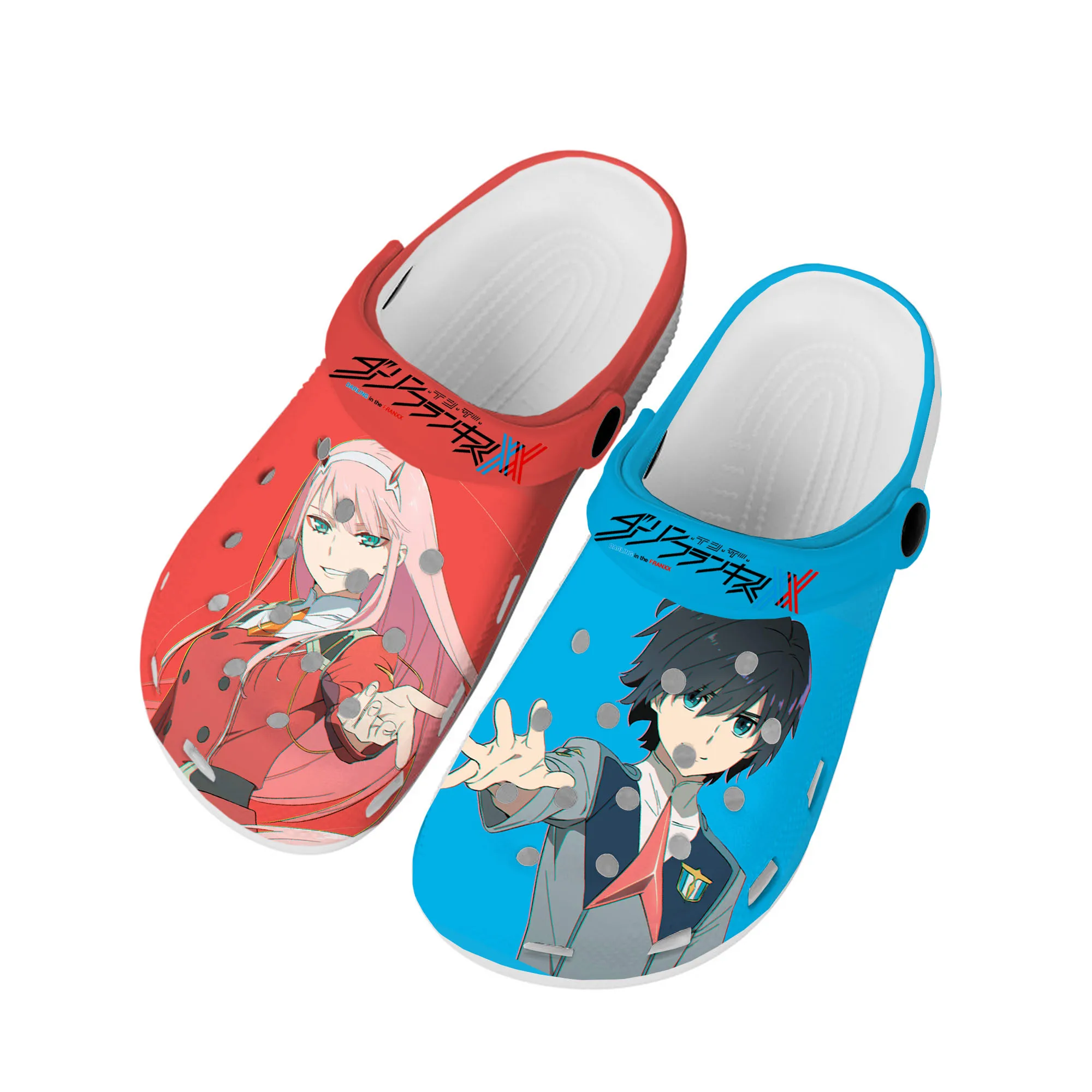 

DARLING In The FRANXX Home Clogs Custom Water Shoes Mens Womens Teenager Shoe Garden Clog Beach Hole Slipper Casual Slippers