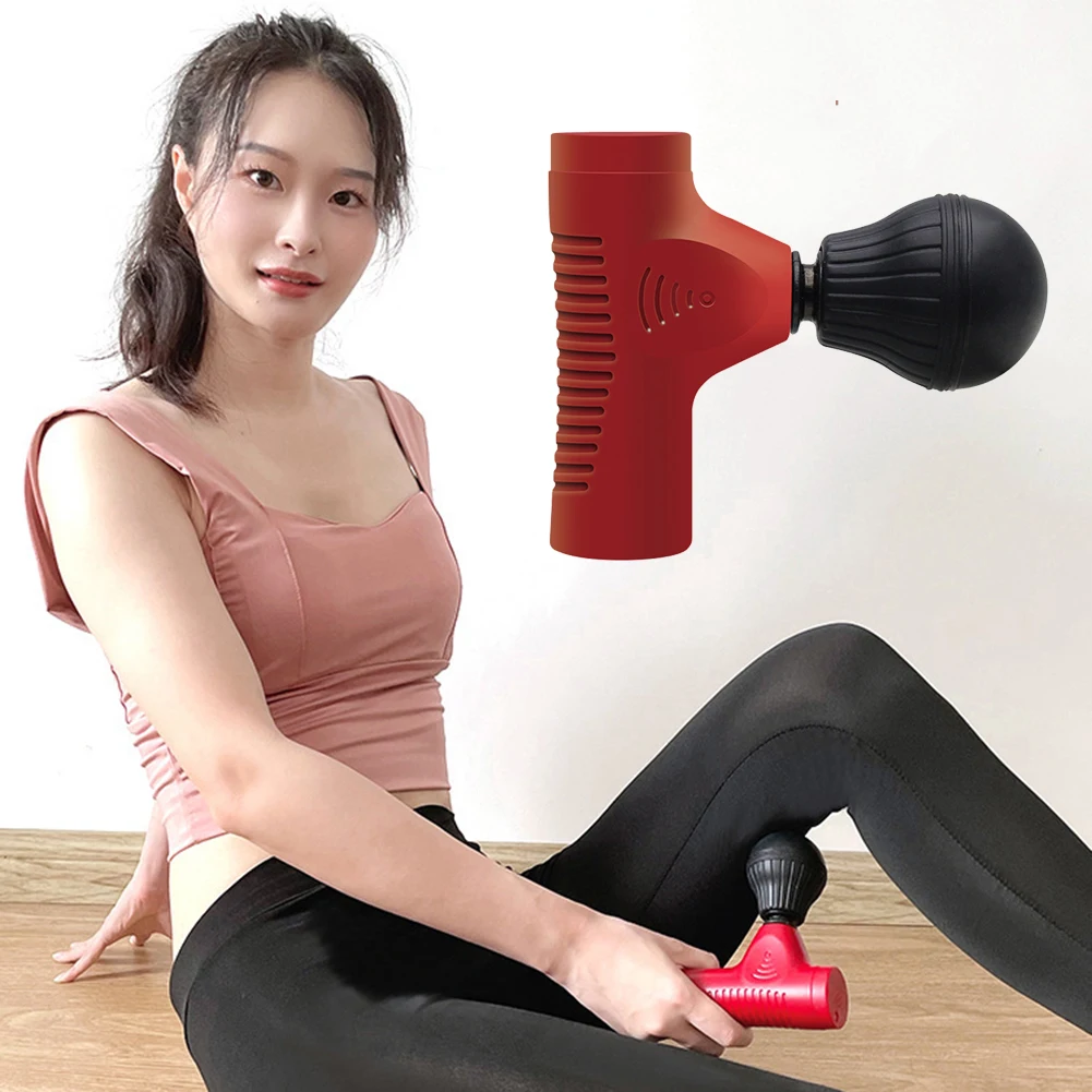 

Пистолет для массажа мышц и тела, спортивный расслабляющий массажер для снятия боли в шее, спине, ногах, плечах, похудения и формирования