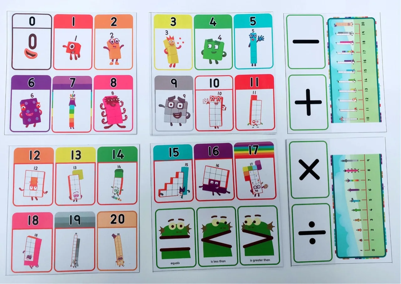 Najtaniej 30 Książek/zestaw Numberblocks Alfabety Cyfrowe Klocki Dla Dzieci Wczesna Edukacja Dla Dzieci Angielski Poradnik