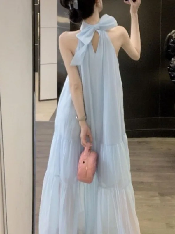 Приталенное платье для девушек Lazy Desire соляная Милая женская одежда лето 2024