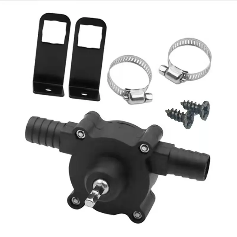 

Портативный ручной самовсасывающий насос с электродрелью, помпа для дизельных и масляных жидкостей, водяной насос для дома и сада, уличный инструмент