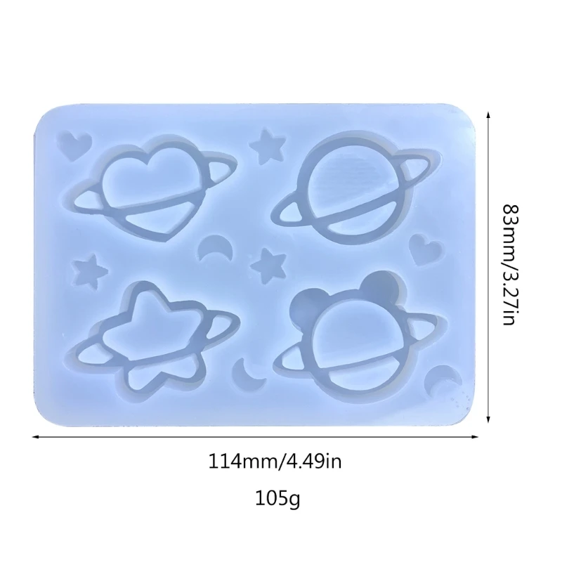

Силиконовые формы H9ED с 3D рисунком планеты из эпоксидной смолы, «сделай сам», формы для подвесок ручной работы, маленькие формы для брелока, п...