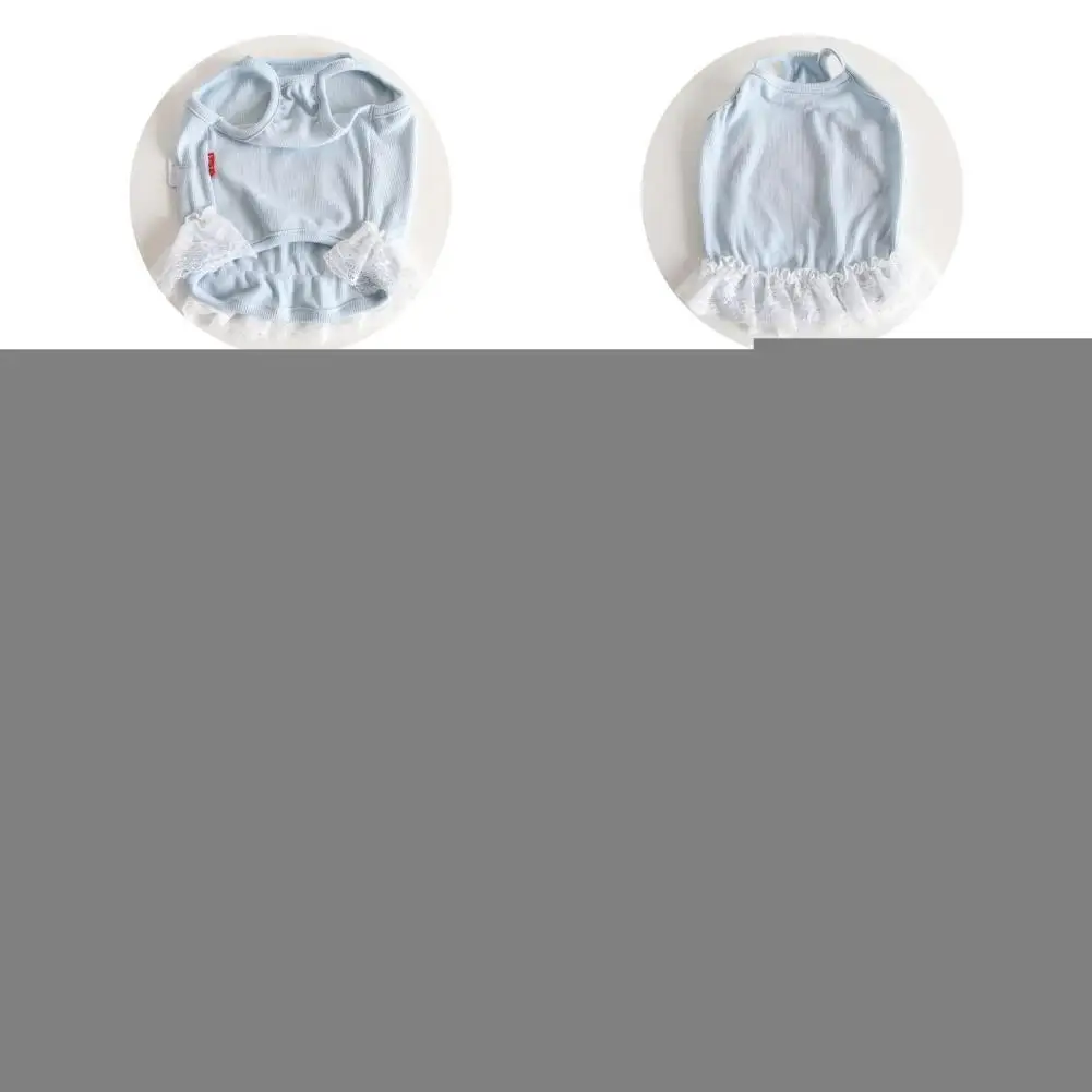 

Cute Stylish Pet Vest Dog Sleeveless Clothes Pet Clothing Cat Clothes Round Neck for Vacation