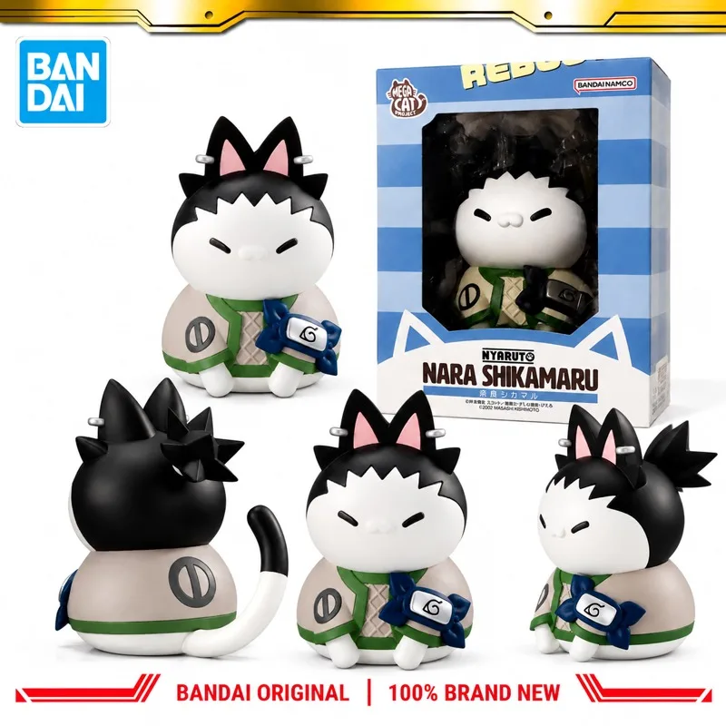 Фото В наличии: Оригинальная фигурка Bandai Megahouse Наруто Нара Шикамару, модель персонажа, новая в коробке, игрушка по мотивам аниме. №1