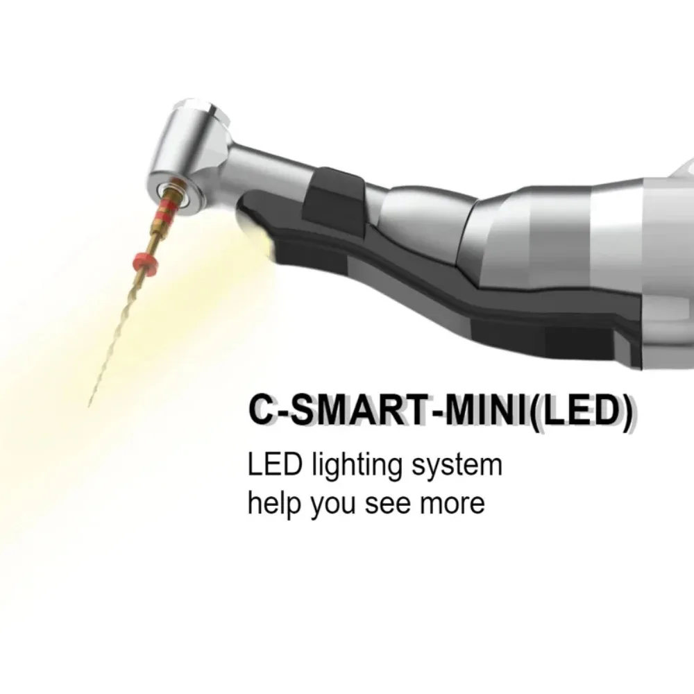 Фото Эндодонтический мотор COXO C‑Smart‑Mini LED, угловой наконечник с передаточным числом 16:1, профессиональное оборудование для лечения корневых каналов. №2