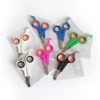 2022jmt multicolor pet nail clippers scissors dog cat claw cutter grooming trim trimmers toe care stainless steel grooming clipp