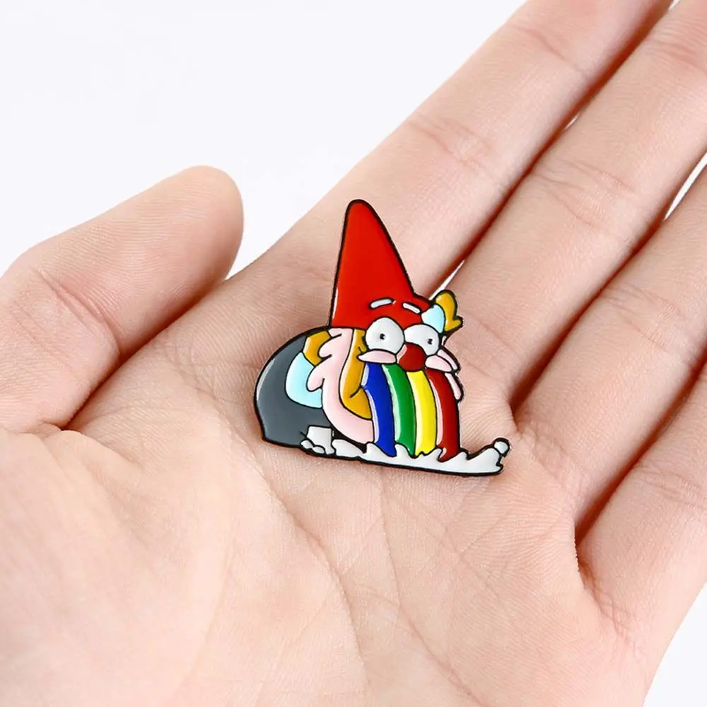 

Rainbow Vomit Dwarf Rainbow Travel Commemorative Badge Pin Lapel Pin Enamel Pin Lapel Brooch Brooches Pin Dwarf Brooches