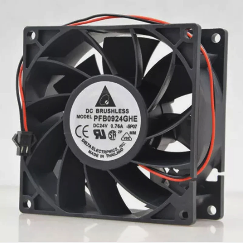 92x92x25 мм PFB0924GHE 24 В 0.76A ABB ACS510/55 9 2 см осевой вентилятор провода выводной