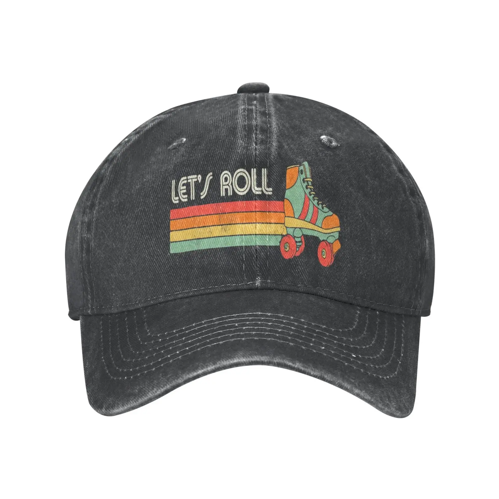 

Бейсболка Let's Roll для катания на роликах и коньках, мужские шапки, мужская Кепка, Мужская кепка, женская мужская кепка, кепка для тракера, Бала...