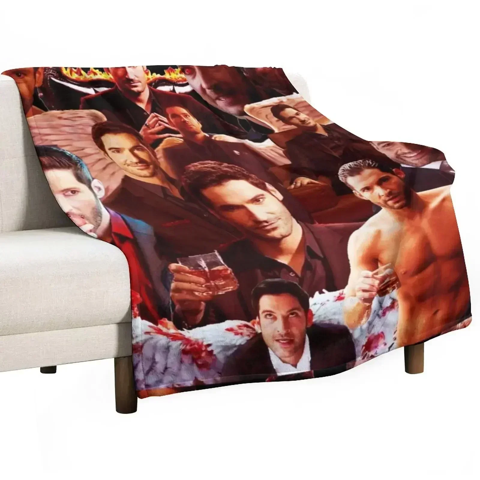 Люцифер morningstar ТВ-шоу плакат коллаж дизайн 2020 пледы роскошные дизайнерские