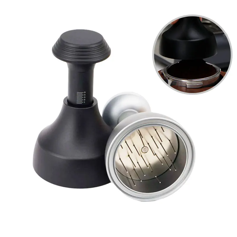 

58mm Stainless Steel Coffee Tamper Needles Coffee Powder Distributor For Home Coffee Powder Tool Leveler Tool Needle Typ