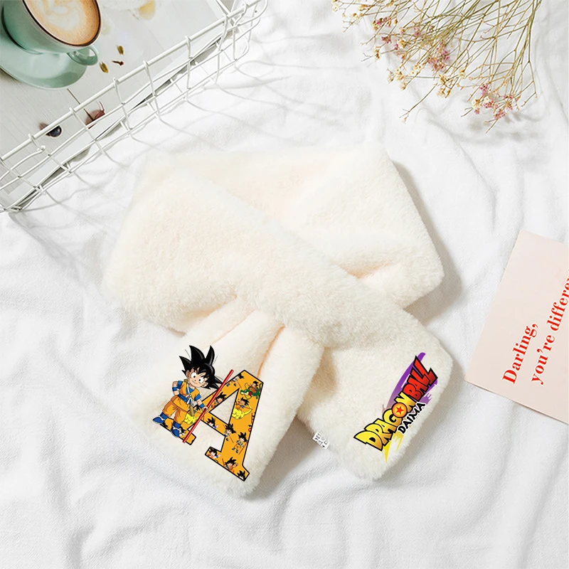 Dragon Ball DAIMA Goku плюшевый шарф для взрослых аниме письмо мужской и женский шейный