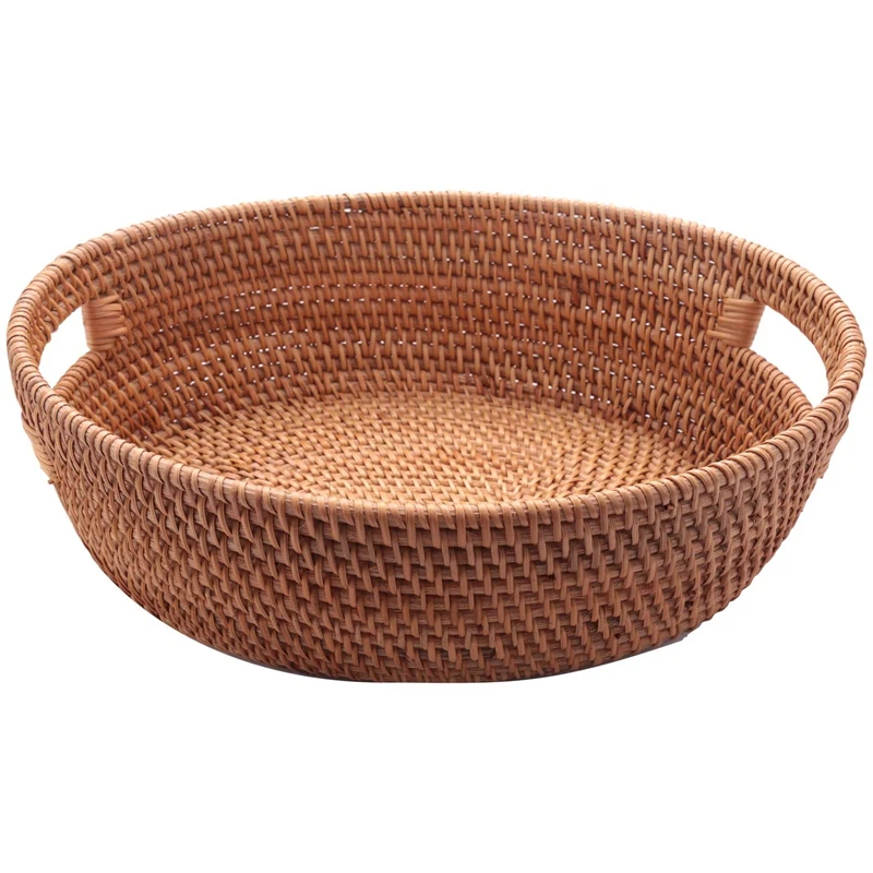 

Вьетнамская Осенняя плетеная корзина для фруктов, органайзер для конфет, закусок, кондитерский десерт, красивая корзина для хранения