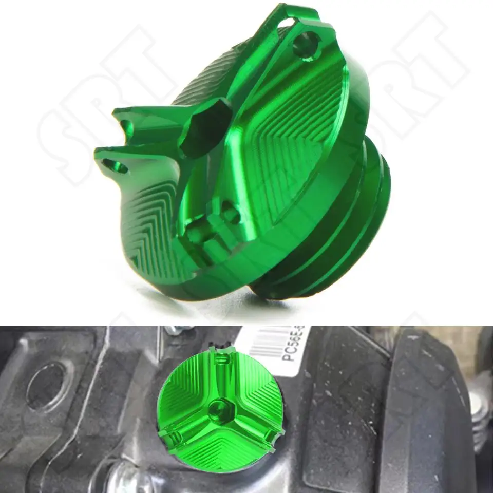 For Kawasaki Ninja 400 650 versys 1000 Z400 Z650 Z650RS Z900 Z900RS Z1000 Z1000SX Motorcycle Oil Filter Cap Engine Plug Cover