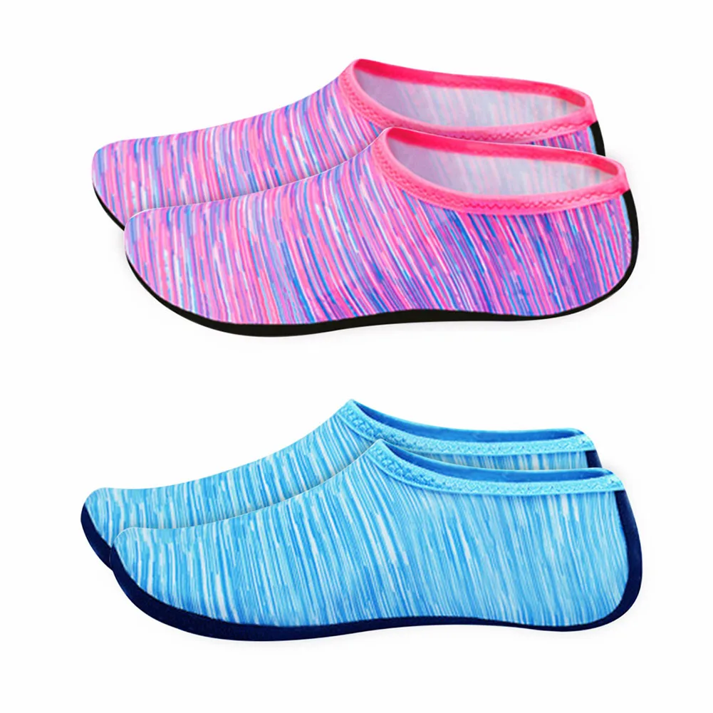 

Men Women Kids Water Sport Beach Swimming Socks Thin Multi Prints Anti Slip Fitness Yoga Dance Swim Surf Diving Underwater Shoes