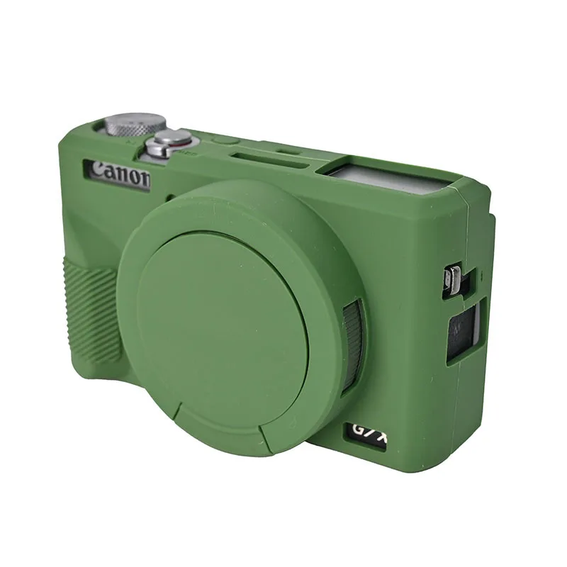 Фото Мягкий силиконовый резиновый чехол для камеры Canon G7XIII G7X3, резиновая сумка с крышкой объектива, защитный чехол для G7X Mark III №4
