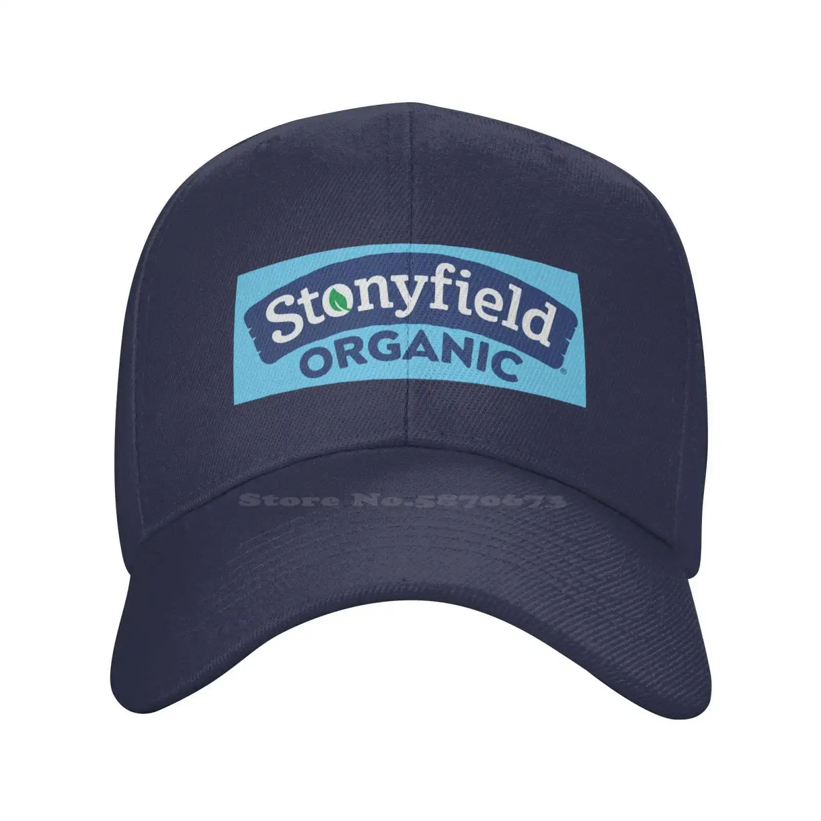 

Модная качественная джинсовая бейсболка Stonyfield Farm с логотипом