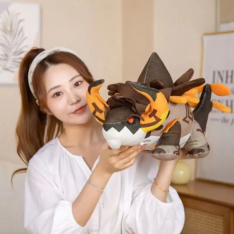 

35cm Hot Game Genshin Impact Zhong Li Ruotuo Dragon King Doll Stuffed toy Tuotuo Brother Pillow Animation anime Peripheral Dolls