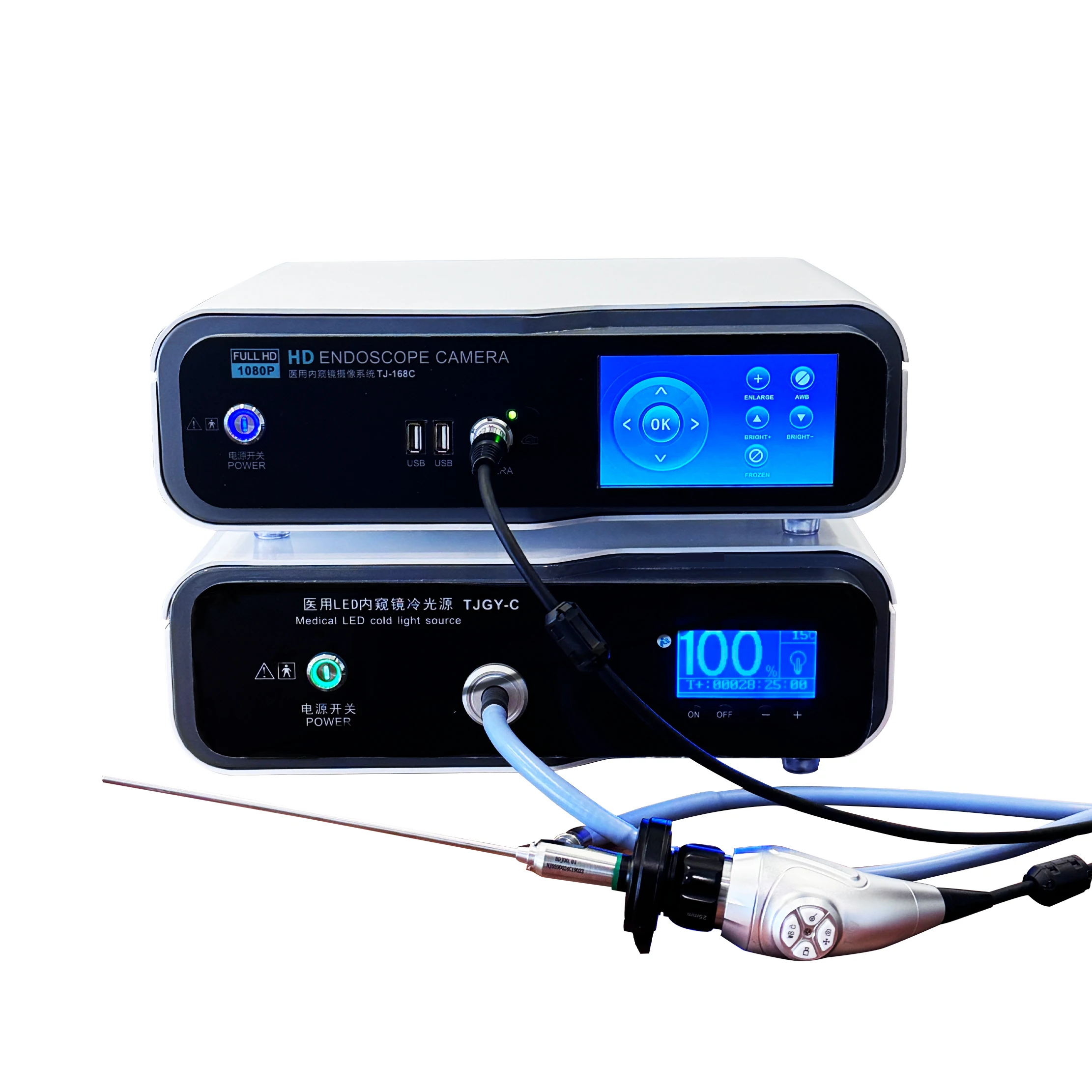 Источник электропитания Медицинская эндоскопическая система Ent Otoscope Urology