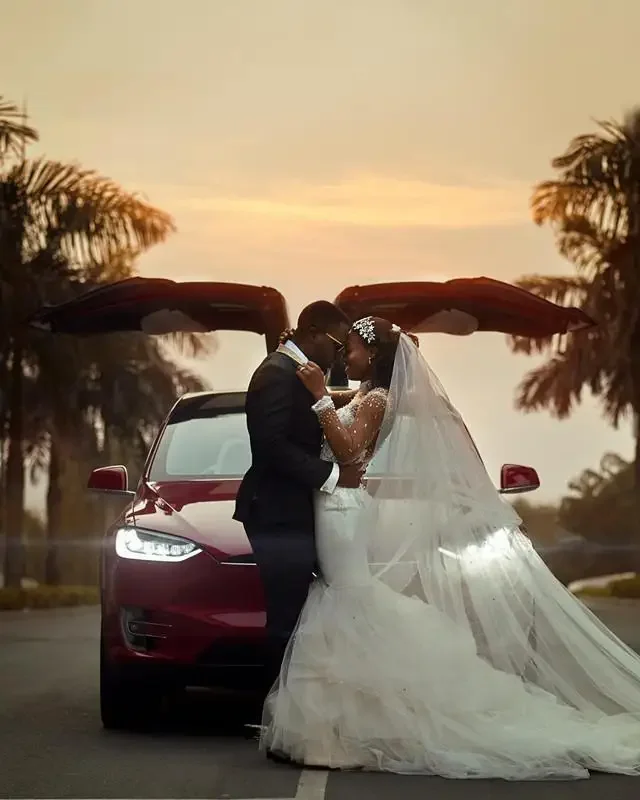 Платья русалки по индивидуальному заказу с длинными рукавами иллюзия высокий