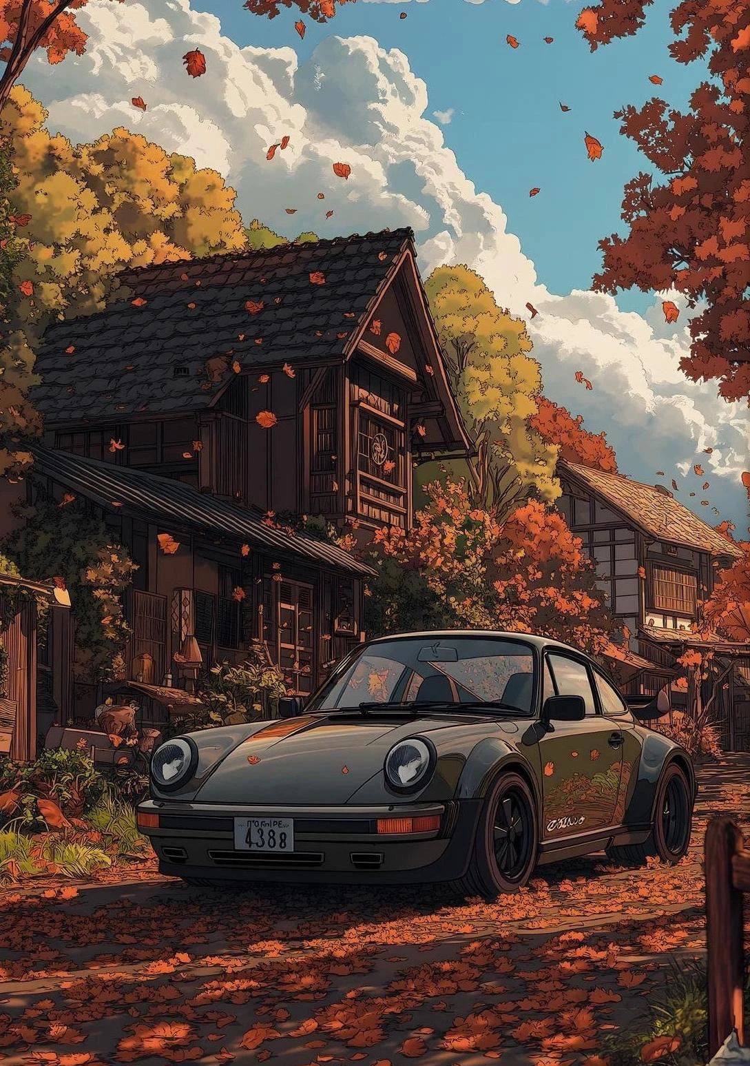 

Классический постер Porsche 911