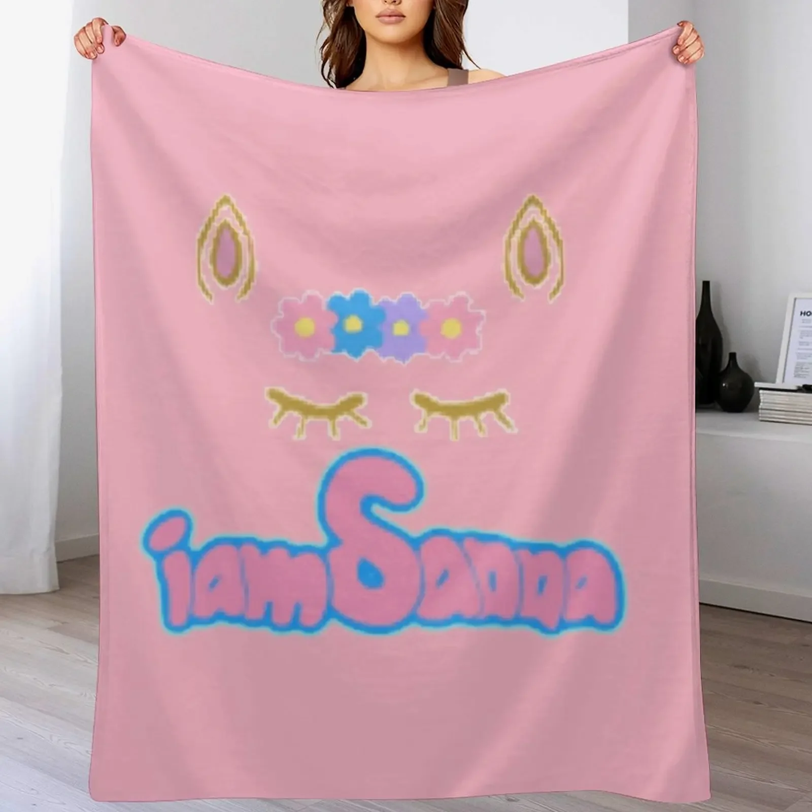 IamSanna Loves Unicorns Розовое одеяло NotiamSanna Sanna одеяла и пледы детские