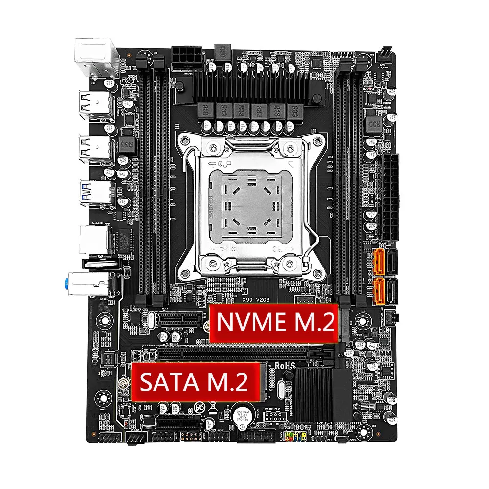 

MACHINIST X99 LGA 2011-3 материнская плата с поддержкой M.2 слота, процессор Xeon V3/V4, четырехканальная Память DDR4 NVME M.2 USB3.0 X99 V203