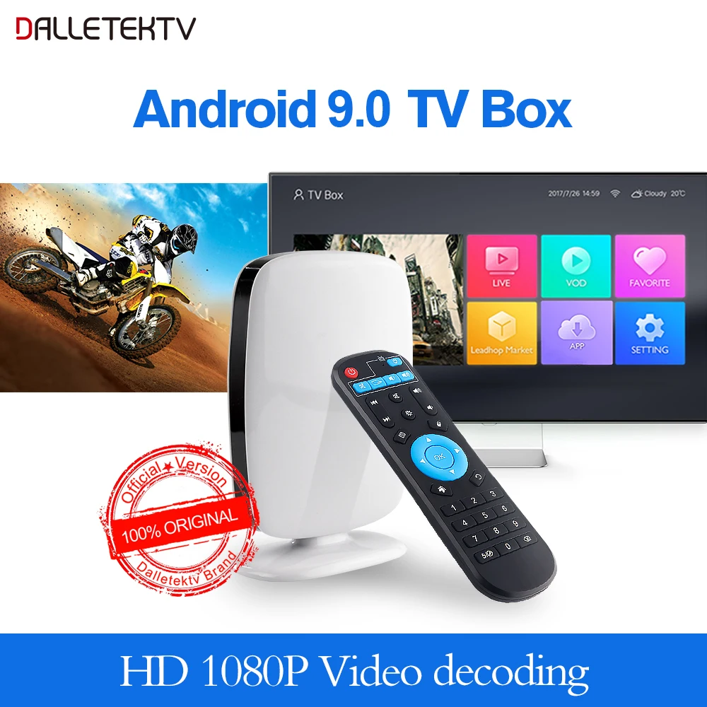 

1GB 2GB 8GB 16GB R9 Android Tv Box 4K 100M R9 Android 9.0 Smart Tv Box With Wifi 2.4G Amlogic S905W Quad Core H.265 Media Player
