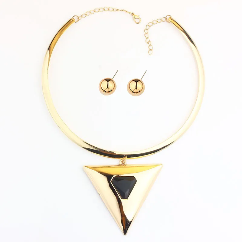 VIVILADY модные треугольные подвески из сплава Ювелирные наборы для женщин матерей