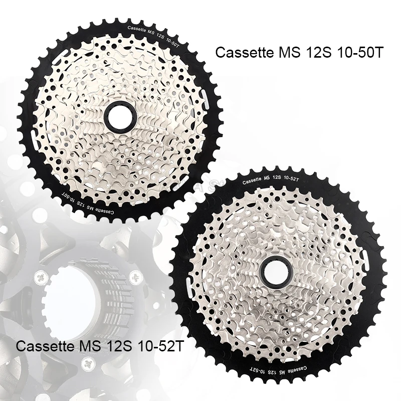 SHIMANO Деоре M6100 12S набор для велосипеда с задним переключателем, переключателем M5100, шатунами, цепью KMC X12 и кассетой с звездочками 46/50/52T, подшипником BB52 и комплектом MT501.