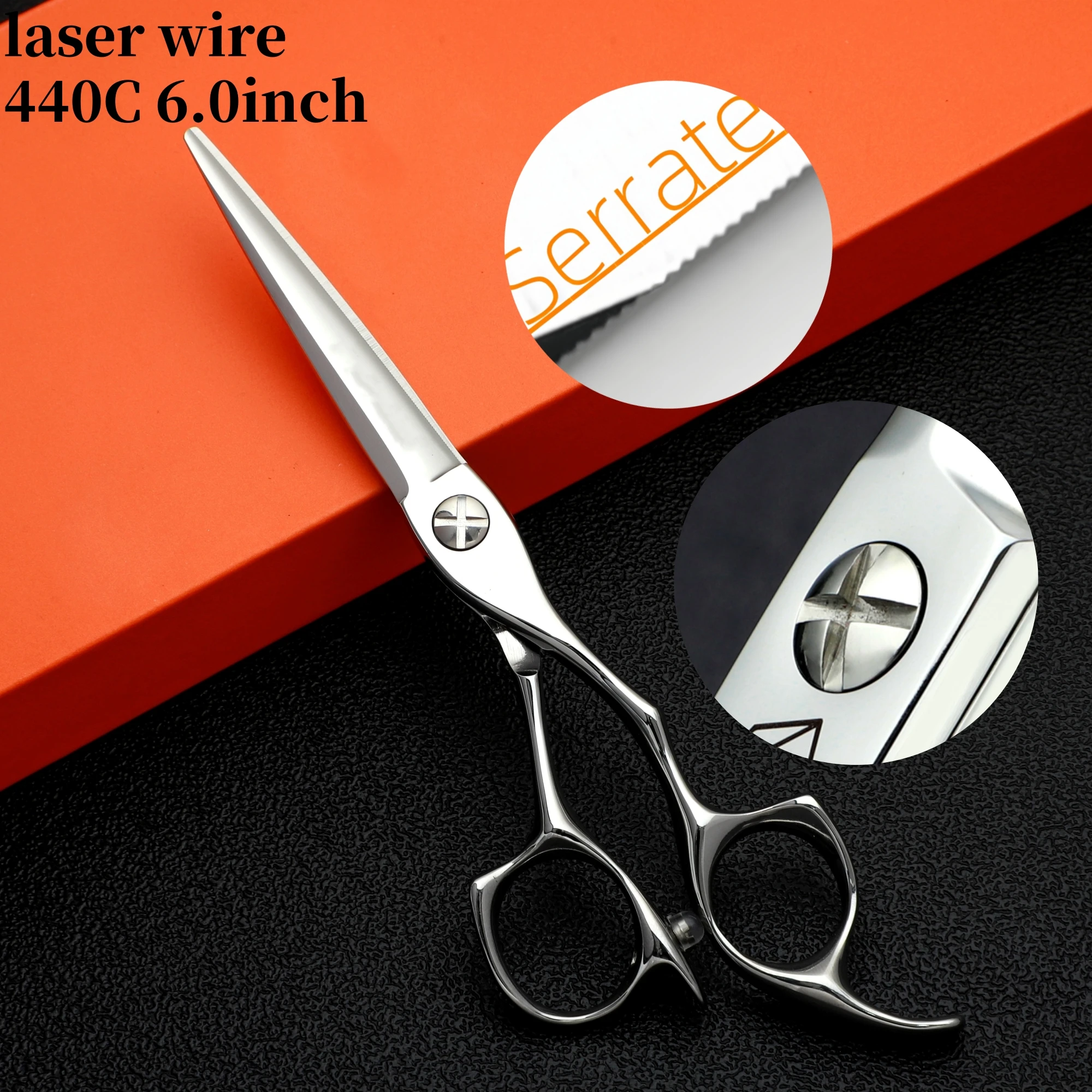 Профессиональные парикмахерские ножницы с лазерной проволокой салонные