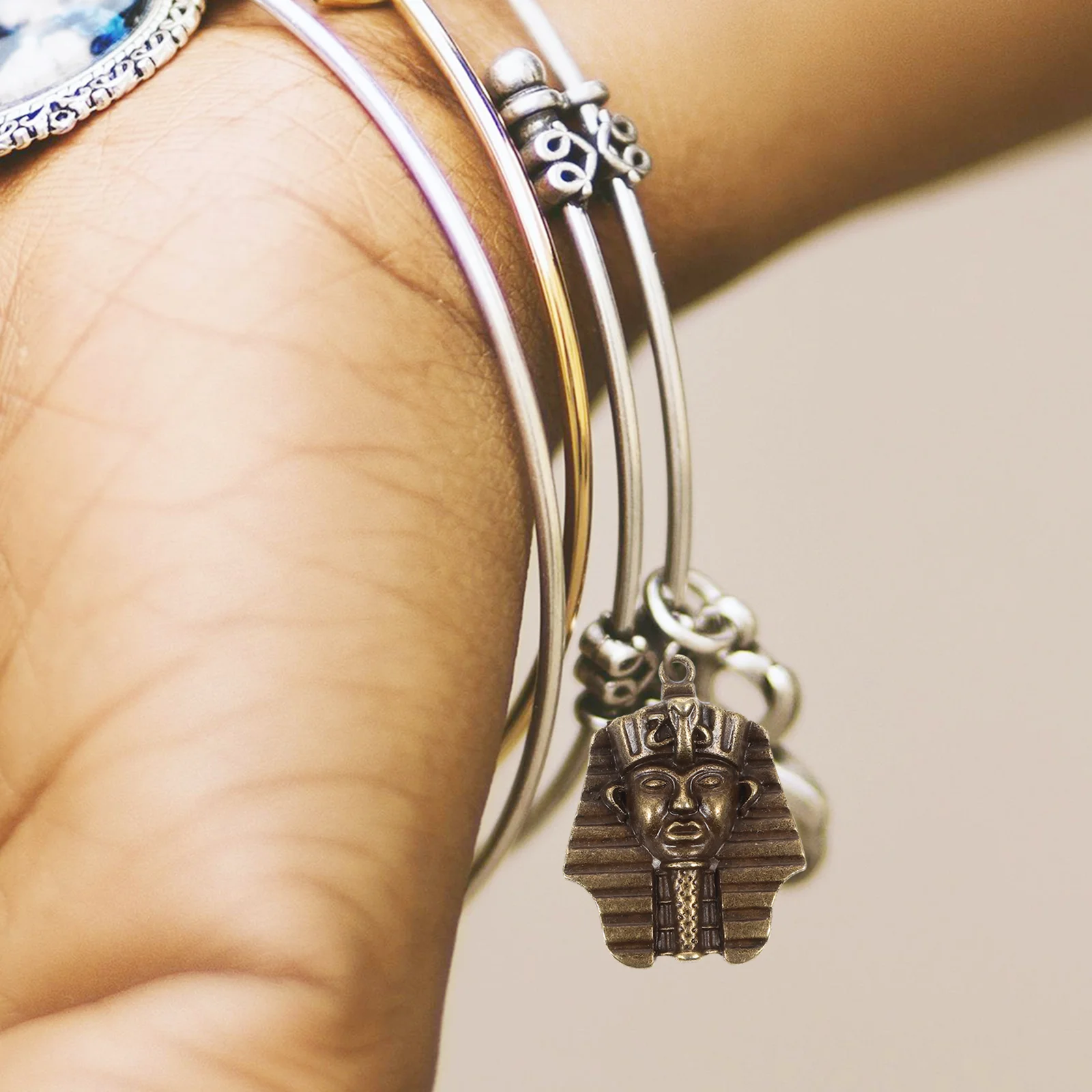 10 шт. кулон в виде головы фараона изготовление ювелирных изделий из сплава