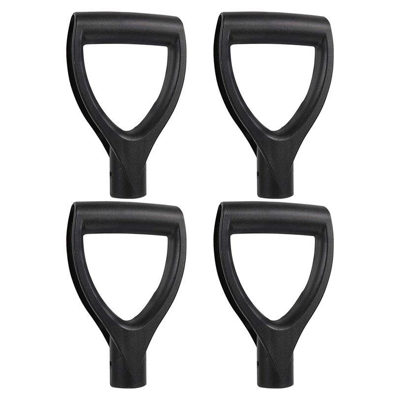 

4Pcs D Grip Hand Shovel Handle for Digging Scoop Back Saver Replacement Raking Gardening Tool Snow Removal Garden Tools