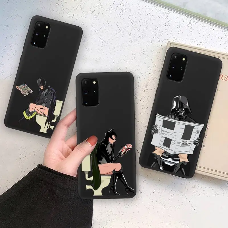 

Batman Marvel Funny Spiderman Star Wars Phone Case For Samsung Galaxy Note20 ultra 7 8 9 10 Plus lite M21 M31S M30S M51 Cover