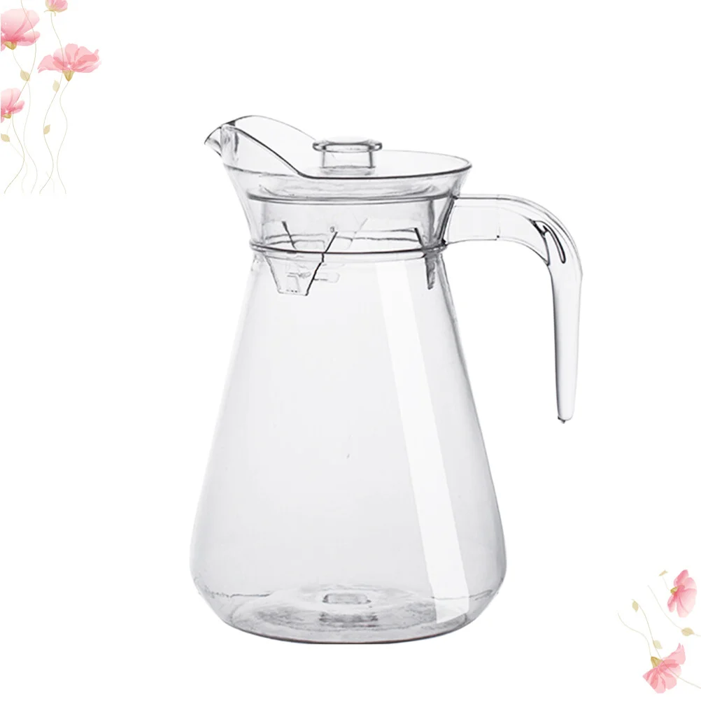 

Mason Jar Spout Clear Pitcher Pot Water Carafe and Pitcher Pitcher for Storing Serving Beverage Kitchen Home Clear 1.5L