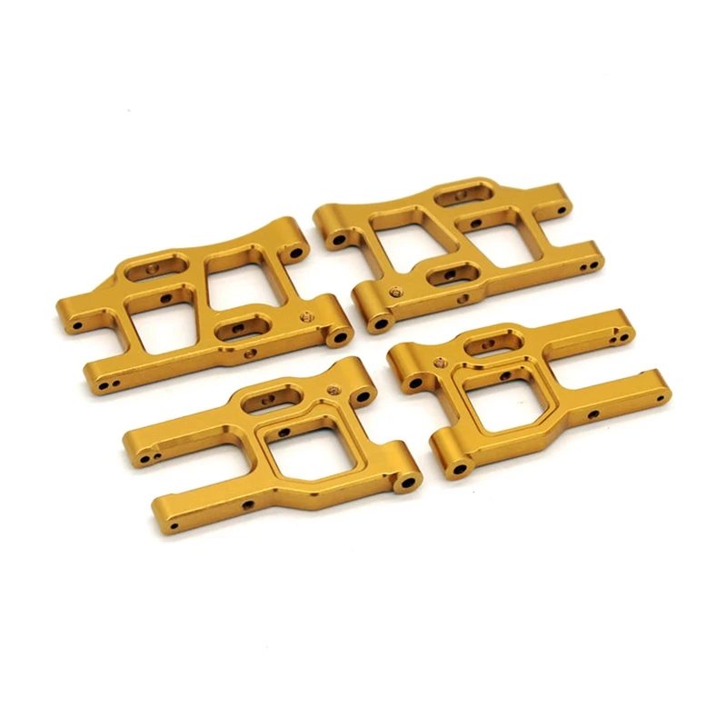 

4Pcs Metal Front and Rear Suspension Arm Swing Arm Set for LC RACING PTG-2 1/10 RC Car Upgrade Parts Accessories