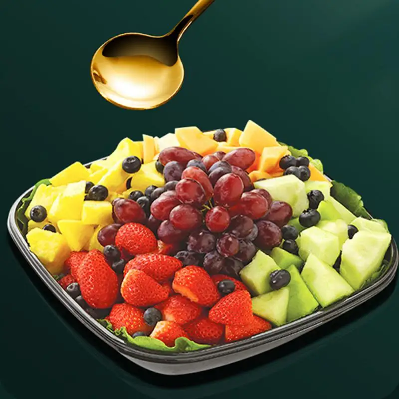 Ложка для супа мороженого десерта портативные столовые приборы чайная ложка