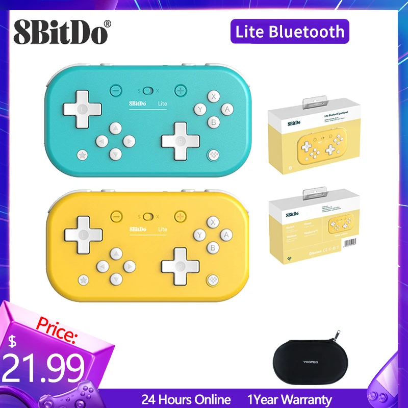 

8BitDo Lite Bluetooth Gamepad Ultra-portable controller For Nintendo Switch Lite/Switch Oled/Switch Win7/8/10/11 Raspberry Pi
