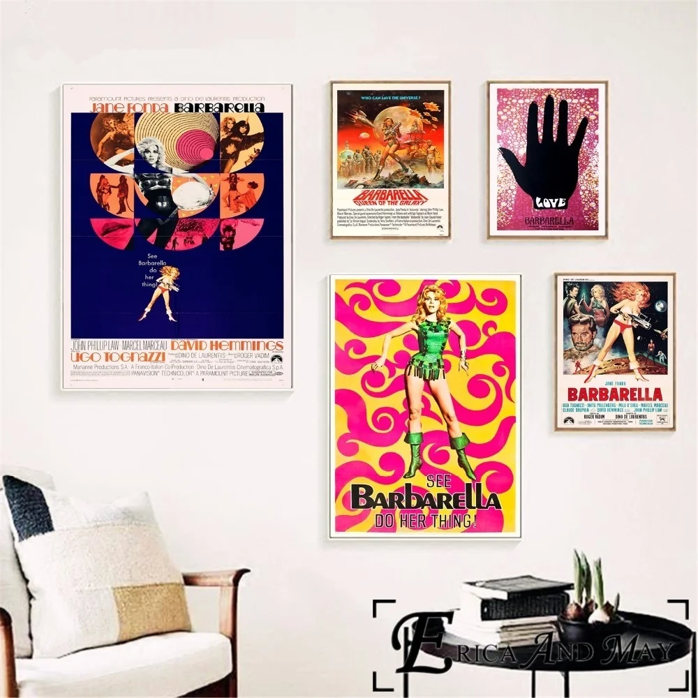 Винтажная искусственная фотография Barbarella картина маслом на холсте Настенная