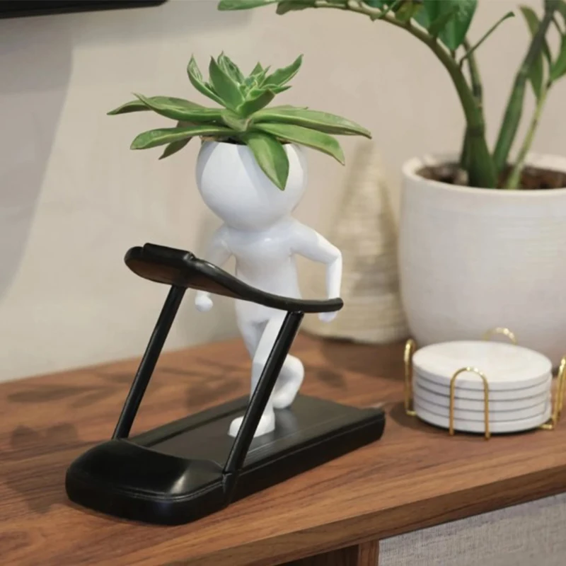 Спортивные суккулентные растения в размазывании белые отделенные горшечные для