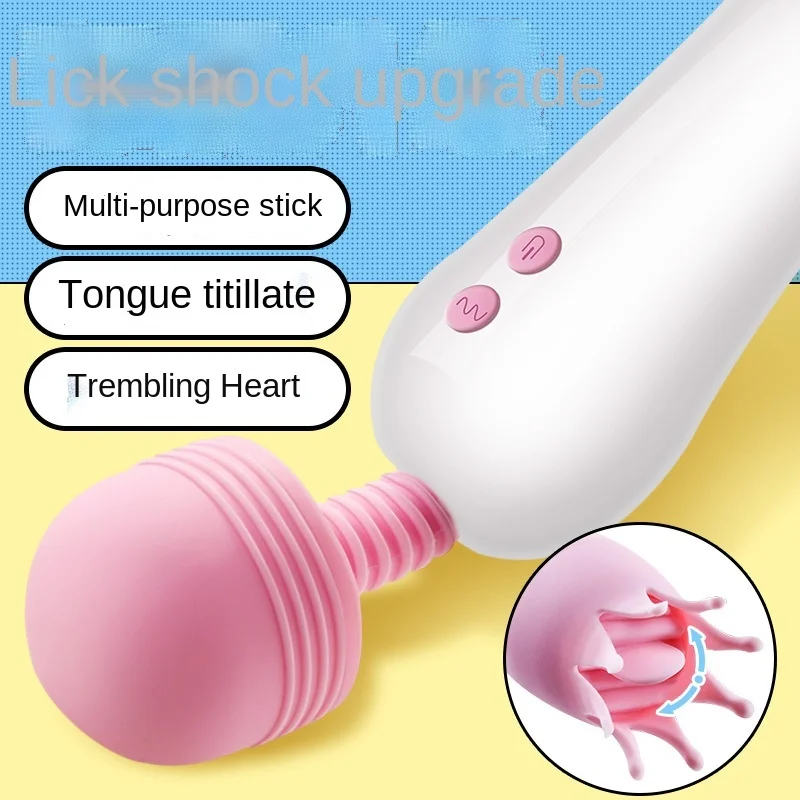 Вибратор женский с двумя головками интимная игрушка для стимуляции клитора