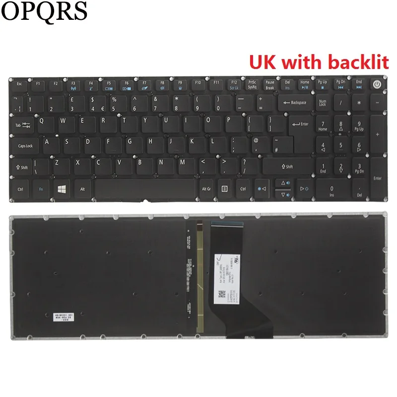 Для Acer Aspire F15 F5-521 F5-571 F5-571T F5-571G F5-572 F5-572G русская/английская/испанская/немецкая