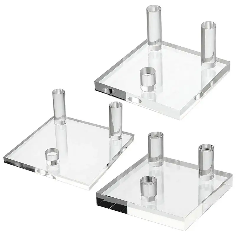 

Transparent Rock Display Stands Portable Rock Holder For Gemstone Mineral Home Decor Base For Fossils Rocks Geode Display Stands