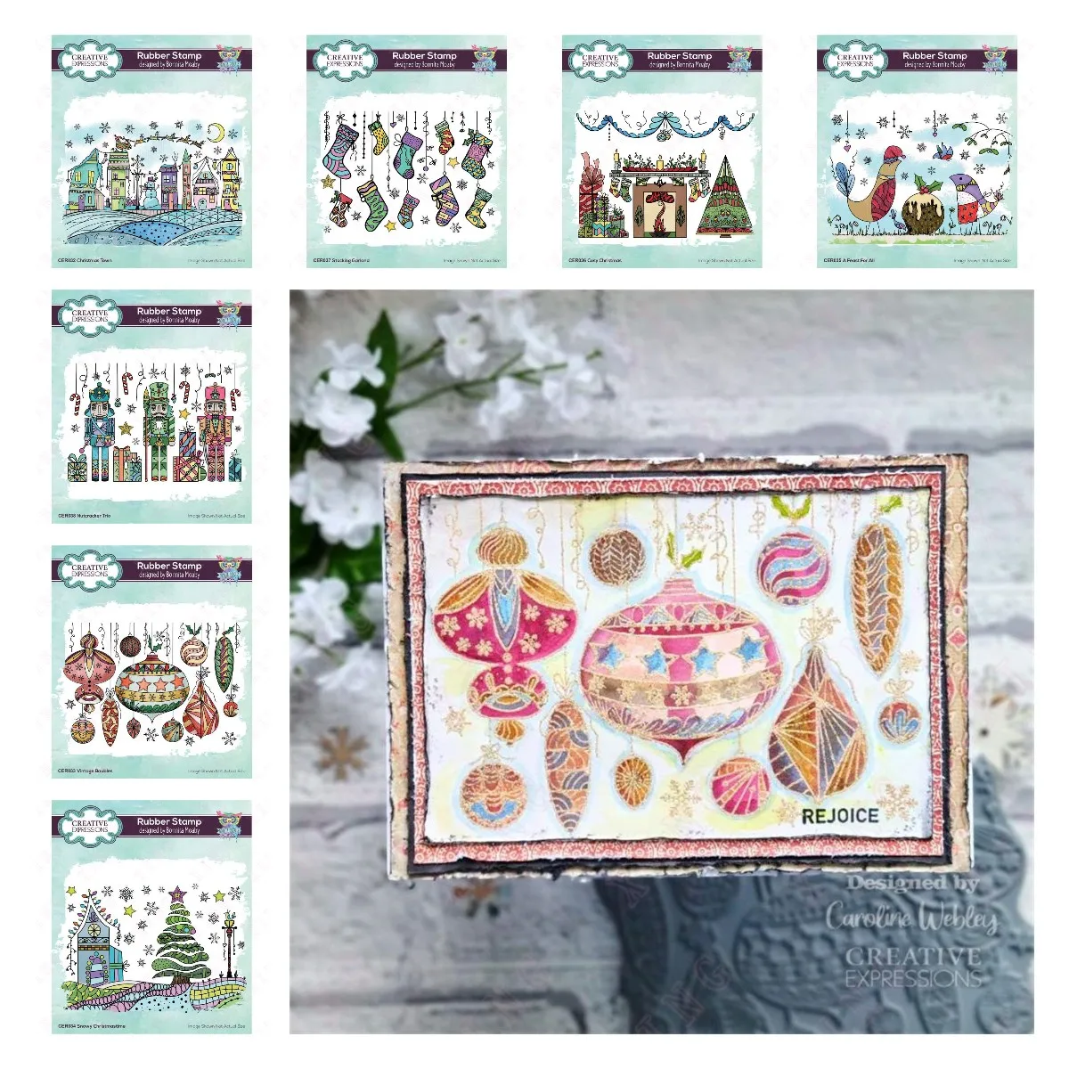 

New Clear Silicone Stamps Scrapbook Decoration Embossing Template Diy Trio Garland Christmas Feast Snow Baubles Town Craft Molds