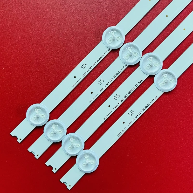 8 шт. светодиодная лента для подсветки 42L6453B 42L6453DB 42PFH5209 42PFT6309 6916L-1588A 1589A 1590A 1591A