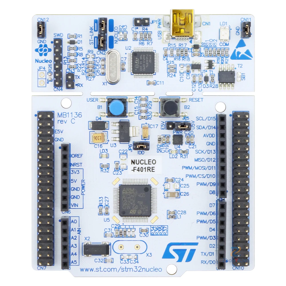 Фото Плата разработки STM32 NUCLEO F401RE STM32F401RET6 Cortex M4 №1