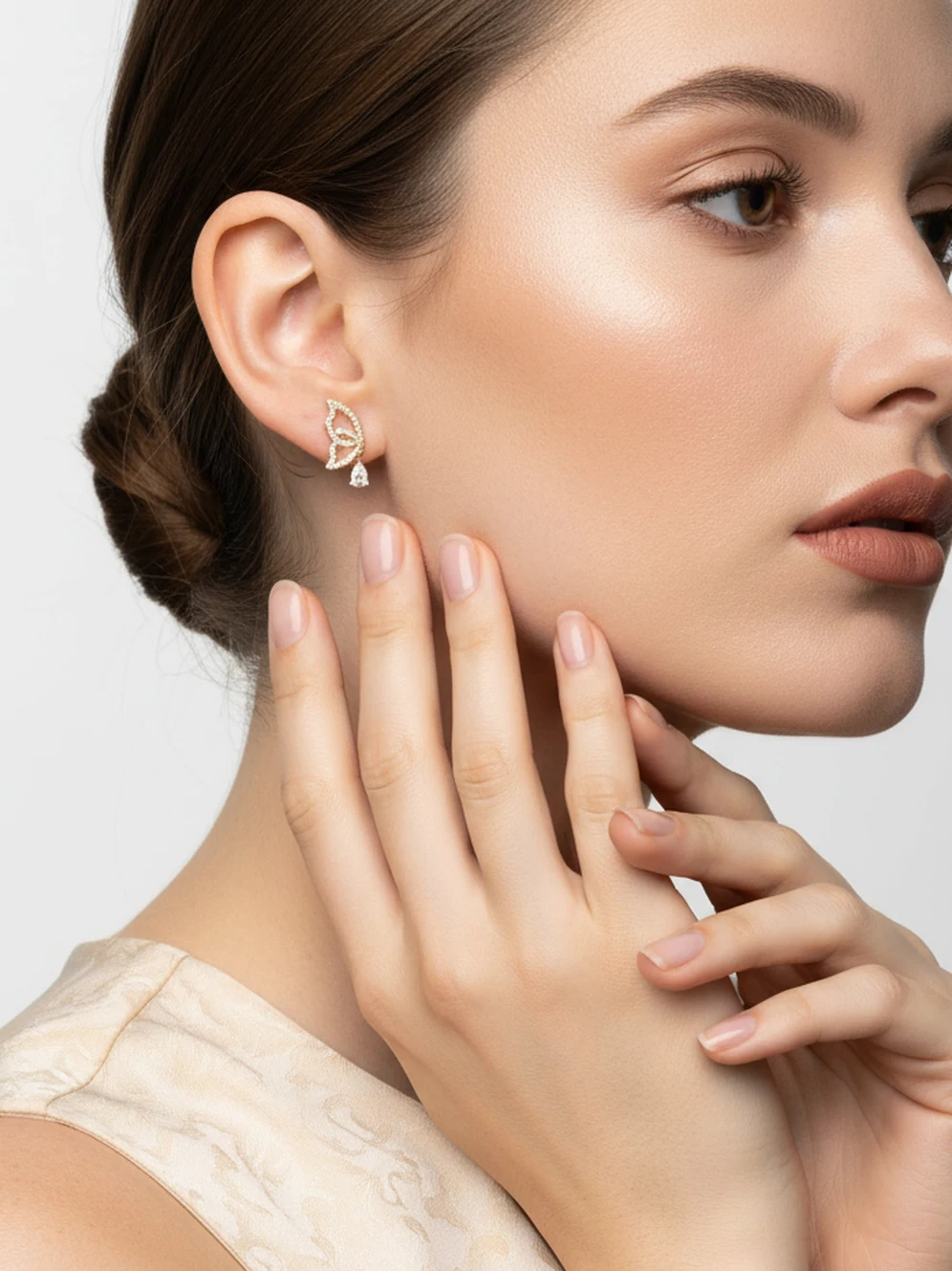 Серьги-гвоздики XCY Moissanite в форме бабочки, серебро S925, сверкающие серьги-капли для женщин, для свадьбы, вечеринки, невесты, изысканные ювелирные украшения (art.: 3920dc347a44c) - 3920dc347a44c