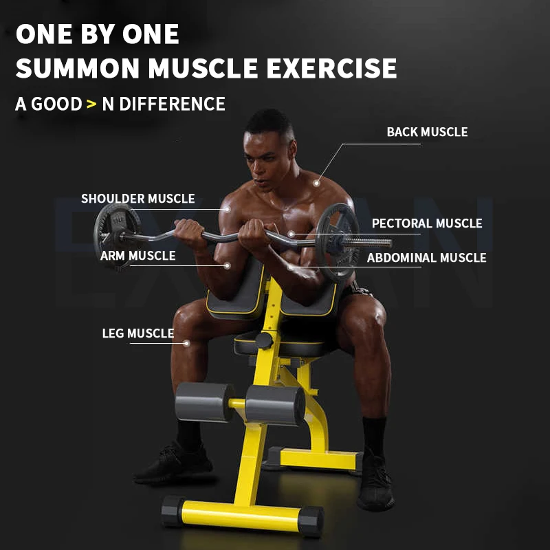 Многофункциональная Складная римская гантеля табурет для домашнего фитнеса